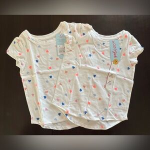 Set of 2 cat and Jack short sleeve tees. Size 3T